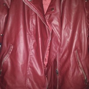 Faux Leather Jacket